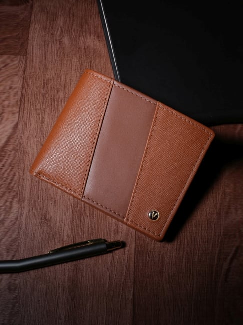 Van Heusen Brown Color Block Wallet