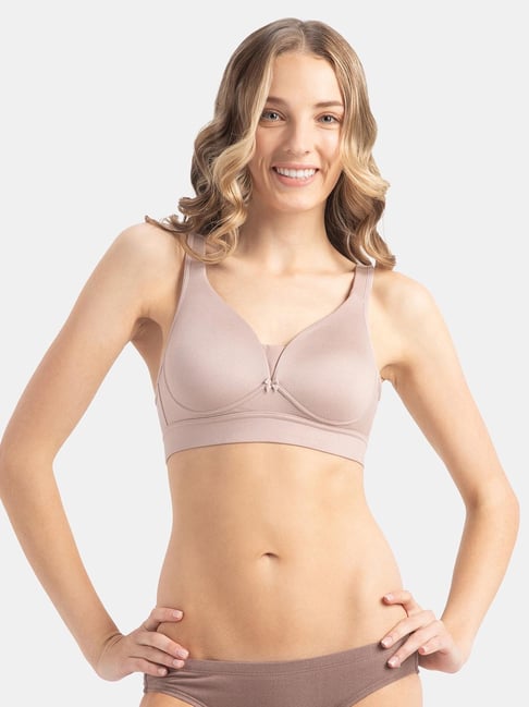 Jockey 1856 Mocha Wirefree Padded Full Coverage T-Shirt Bra-picture-41