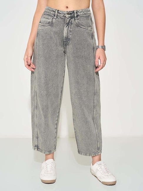 Sf Jeans By Pantaloons Grey Straight Fit Jeans