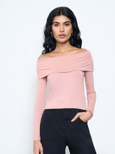 Sf Jeans By Pantaloons Pink Slim Fit Top-picture-26