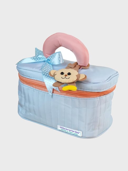 Little Surprise Box Kids White Cotton Printed Baby Hamper Gift Set-picture-39