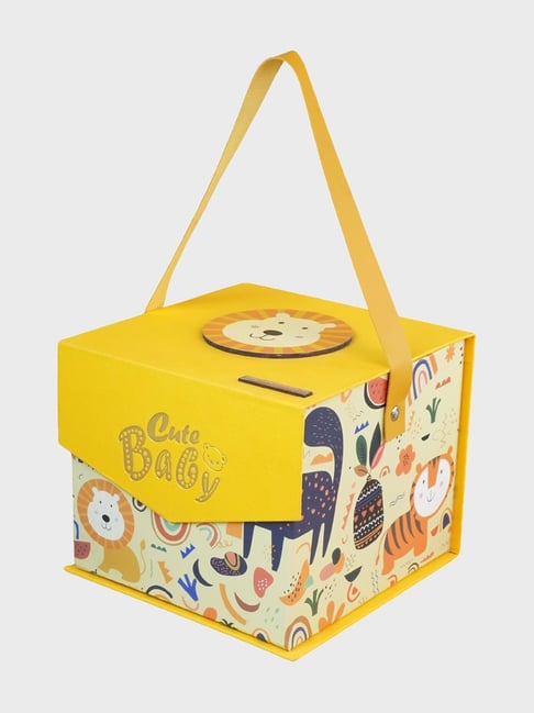 Little Surprise Box Kids White Cotton Printed Baby Hamper Gift Set-picture-21