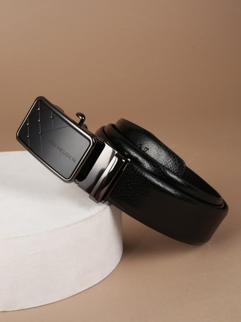 Van Heusen Black Leather Formal Belt