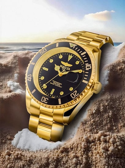 Invicta Diver 200 M Quartz Blue Dial Analog Watch For - Men 26975