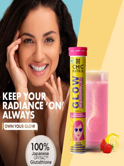 Chicnutrix Glow - Japanese OPITAC Glutathione & Vitamin C for bright & even  skin - 10 Tablets