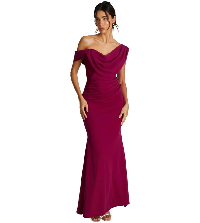 quiz burgundy dress Modest Mermaid Spaghetti Straps Burgundy Sequin Formal Gown 23Rd Birth   Frisco Dresses