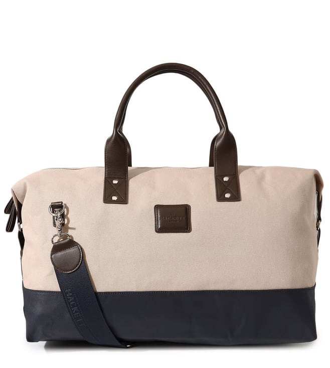 Hackett London Ivory Jackson Holdall Bag