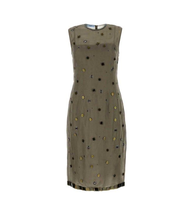 prada brown dress Prada spring/summer 2006 silk dress – sonomama sonomama main image 0