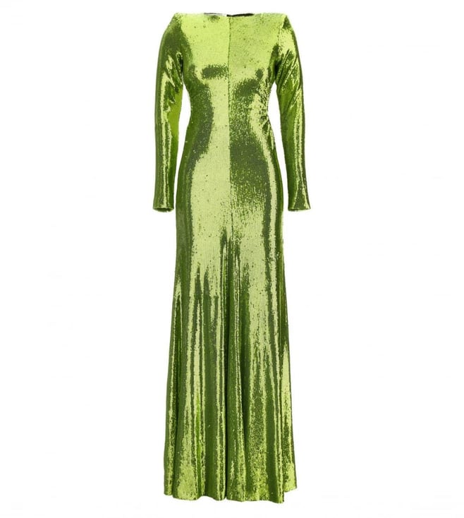green emerald velvet dress Philosophy di Lorenzo Serafini Philosophy di Lorenzo Serafini | Green and  Black Dress A0416