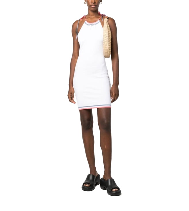 fendi white knit dress Fendi FENDI White Logo Knit Dress