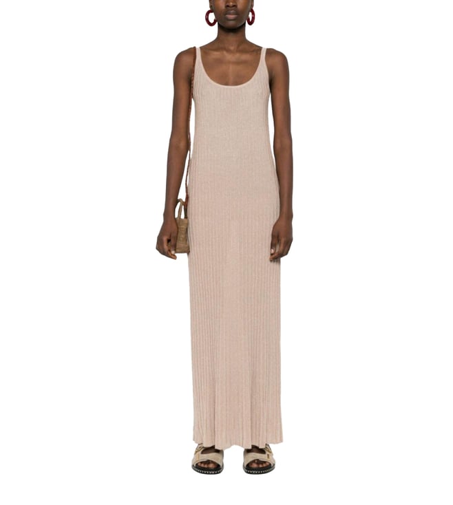 MAX MARA Beige Ritmo Dress