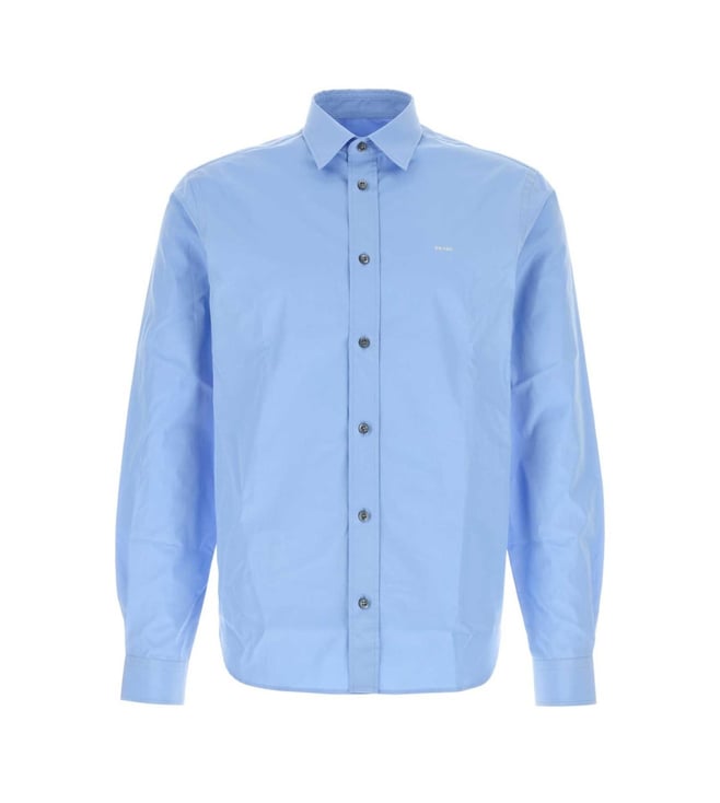 Prada Light Blue Poplin Shirt