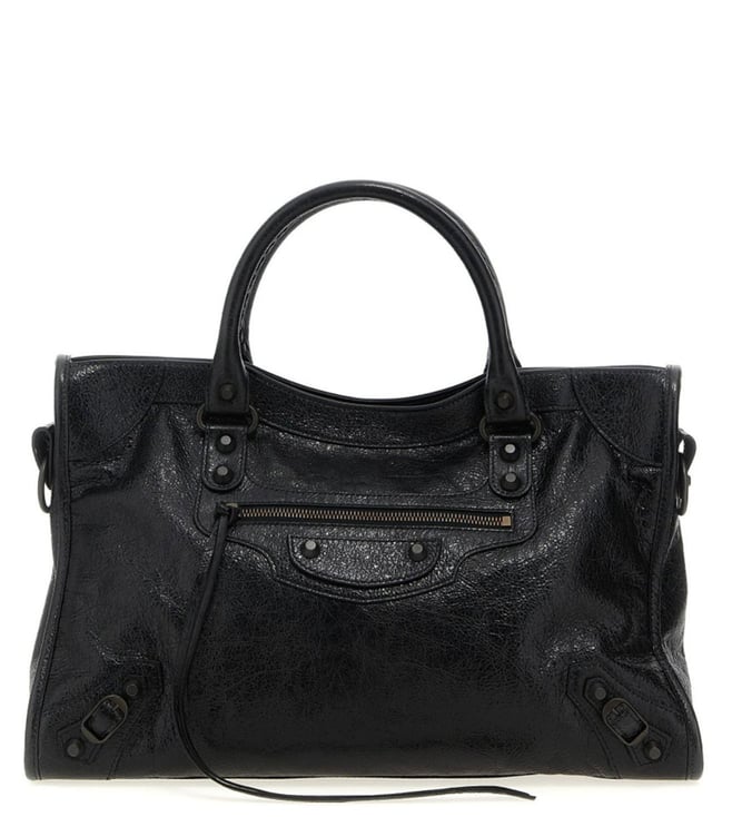 Balenciaga Black Le Citi Medium Satchel