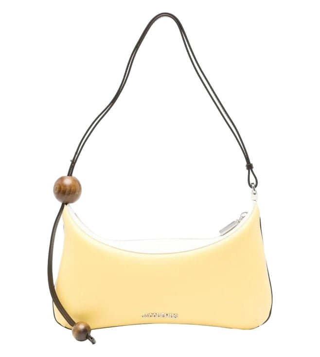 Jacquemus Yellow Leather Shoulder Bag