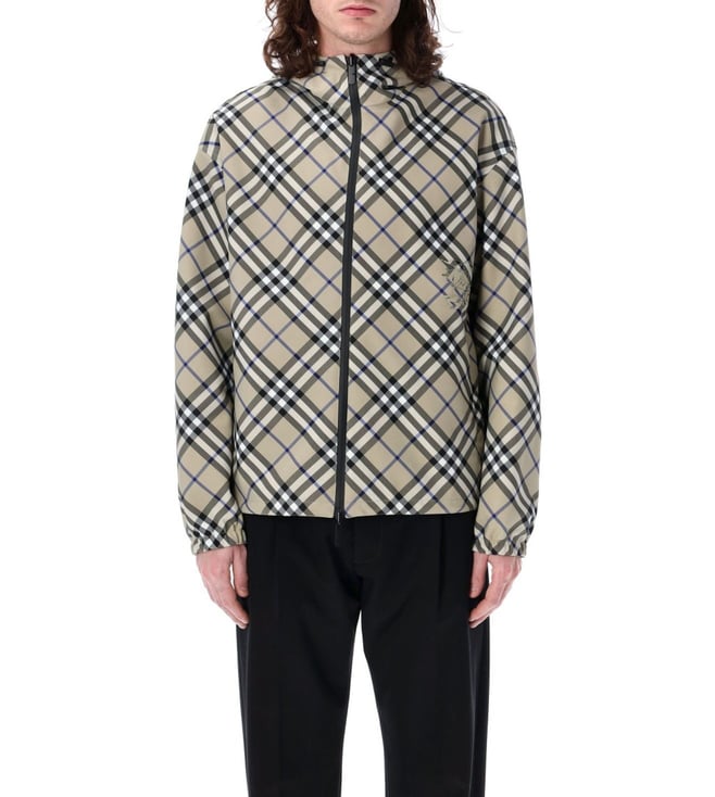 Burberry Beige Reversible Hooded Jacket