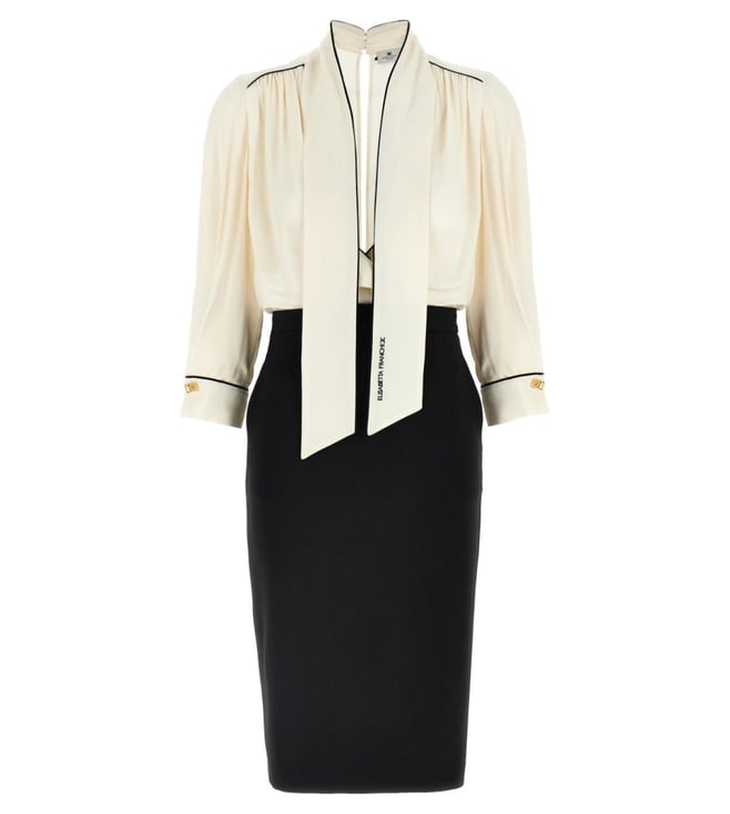 Elisabetta Franchi Black Cropped Shirt