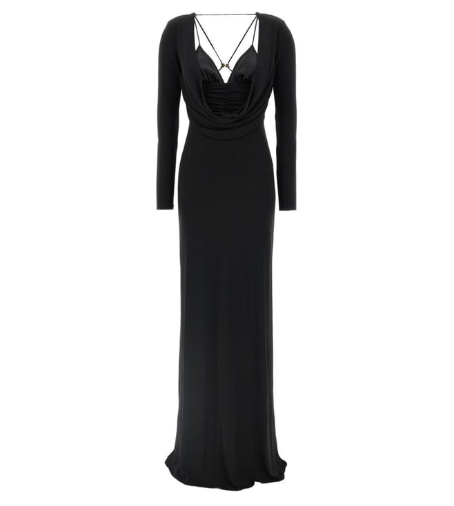 Elisabetta Franchi Black Carpet Slim Fit Dress