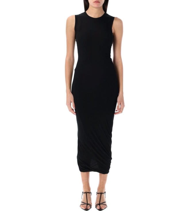 shoes to wear with black sequin dress Raf Simons era Jil Sander fringe dress – sonomama sonomama