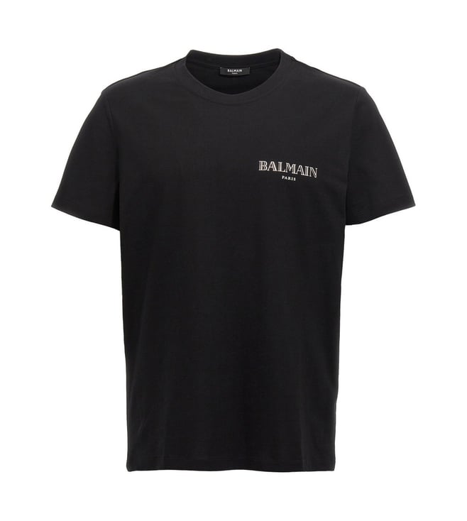 Balmain Black Logo T-Shirt