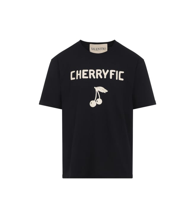 Valentino Garavani Black Graphic T-Shirt