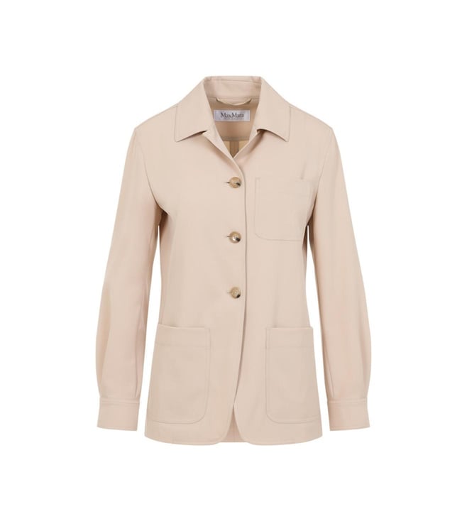 Max Mara Biscuit Viscose Blend Adelio T-Shirt Max Mara Biscuit Viscose Blend Adelio T-Shirt