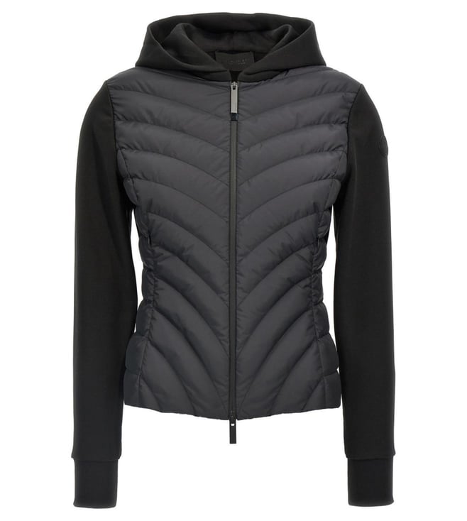 〈新品タグ付き〉MONCLER パーカー 裾フリル ミディアム丈 半袖 黒 S 楽天市場】モンクレール レディース パーカー ナイロン
