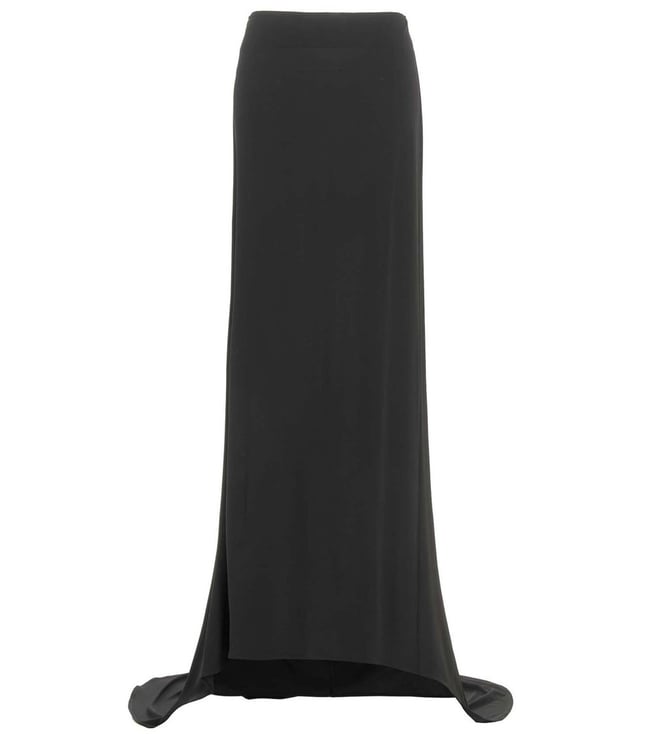 Magda Butrym Black Straight Fit Trousers Magda Butrym Black Straight Fit Trousers