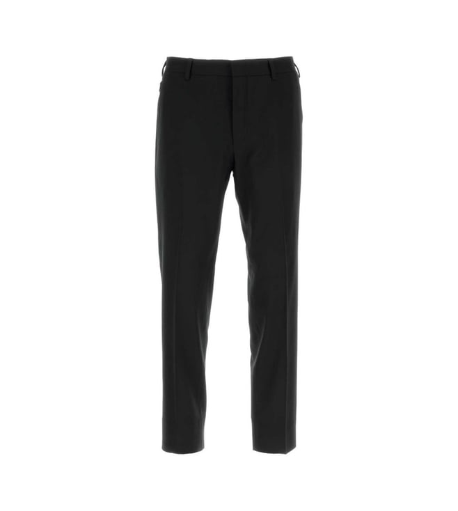 パンツ 2007s prada wool slacks black Black Mohair wool trousers | PRADA