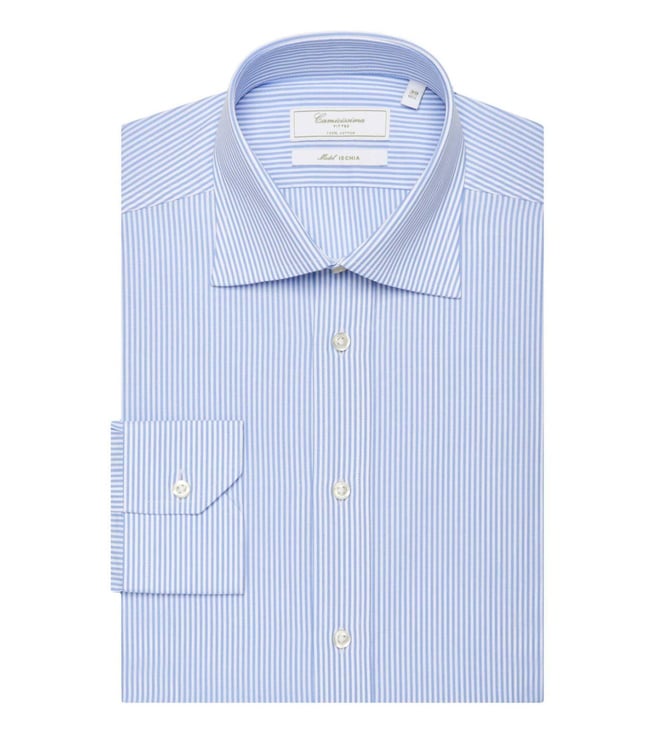 Camicissima Light Blue Milano Slim Fit Shirt