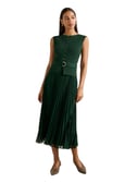 lelani petite pleat hem midi dress Lelani Petite Pleat Hem Midi Dress - Women's Fashion