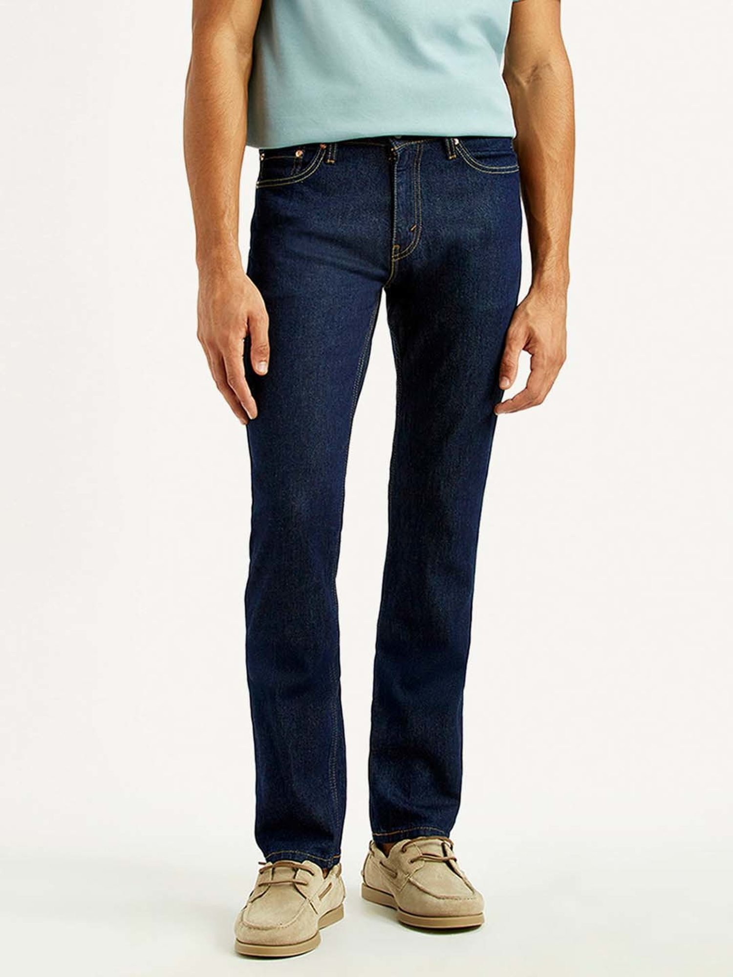 Men's 511 Dark Indigo Slim Fit Mid Rise Jeans