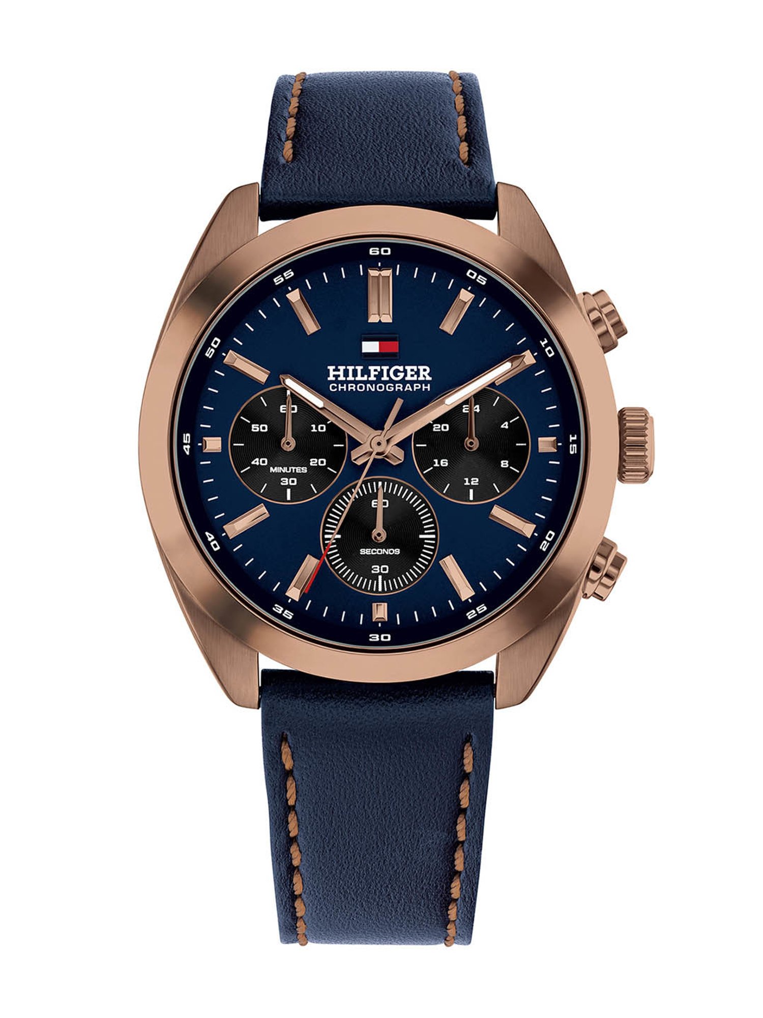 クサフグ TOMMY HILFIGER Hudson Quartz Chronograph Men 40 mm TH1710721