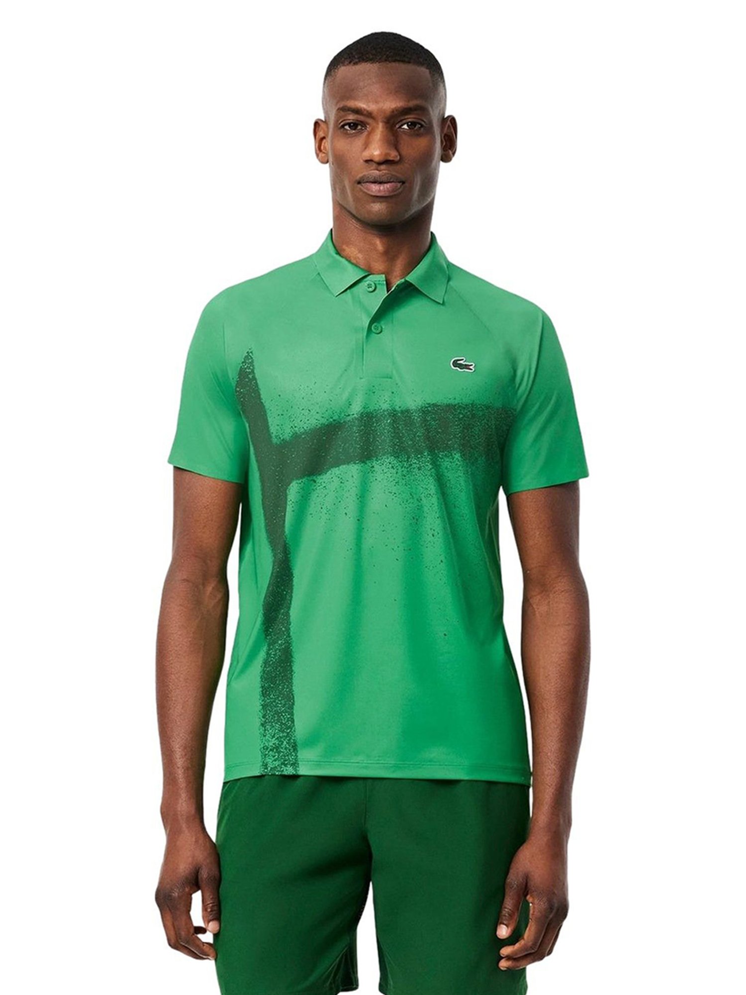 Buy Lacoste Green Lacoste Tennis x Novak Djokovic On Court Polo T