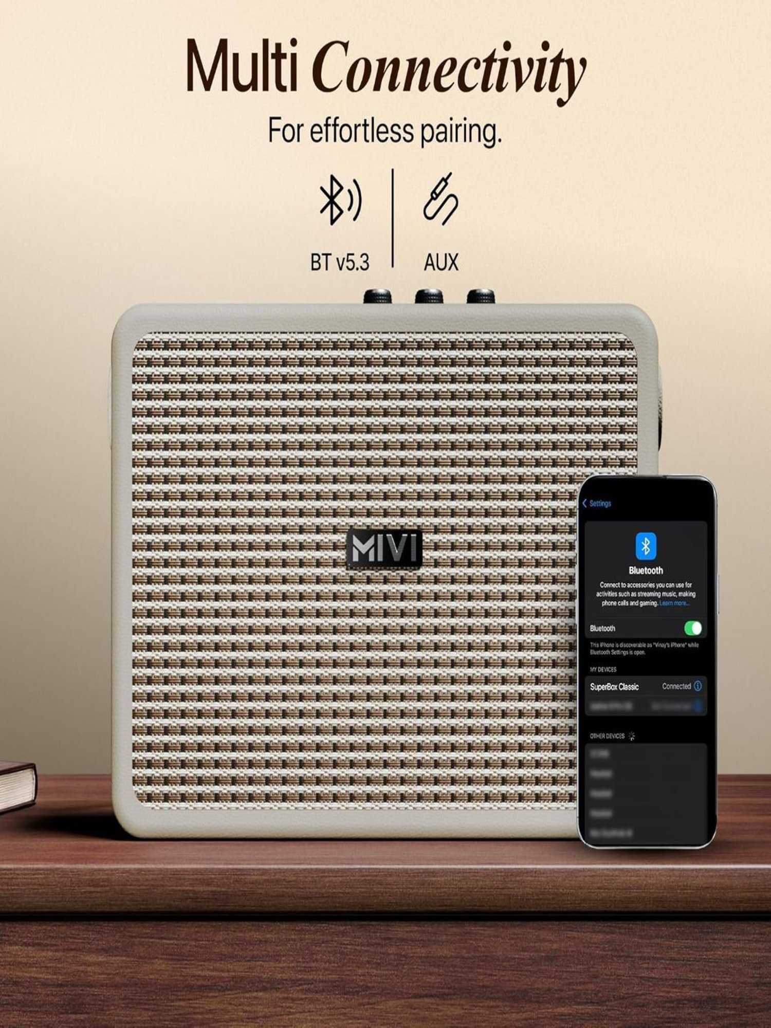 Mivi Superbox Classic [Newly Launched] Premium & Powerful 120W