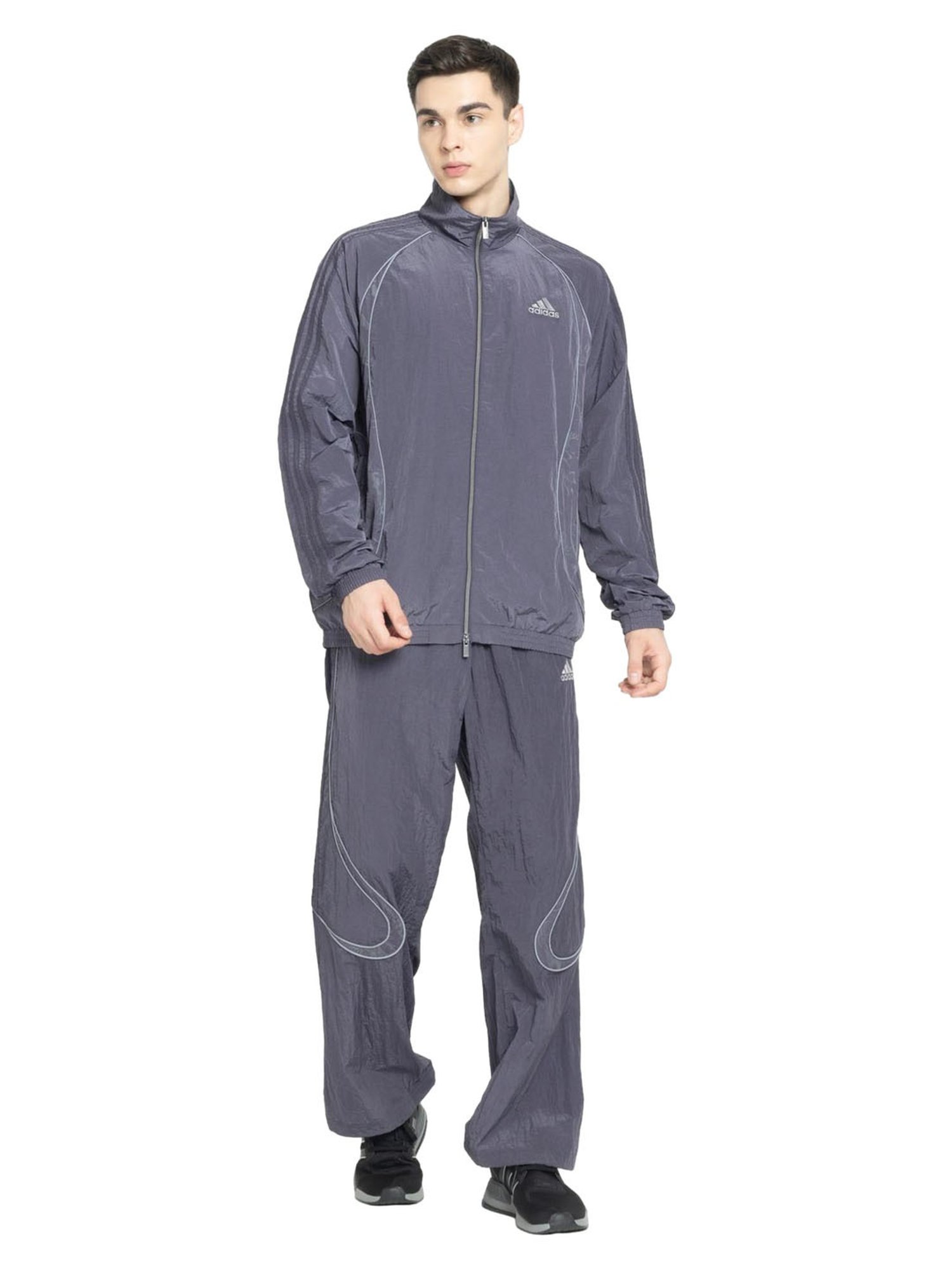 Adidas Originals Grey Loose Fit Sports Jacket