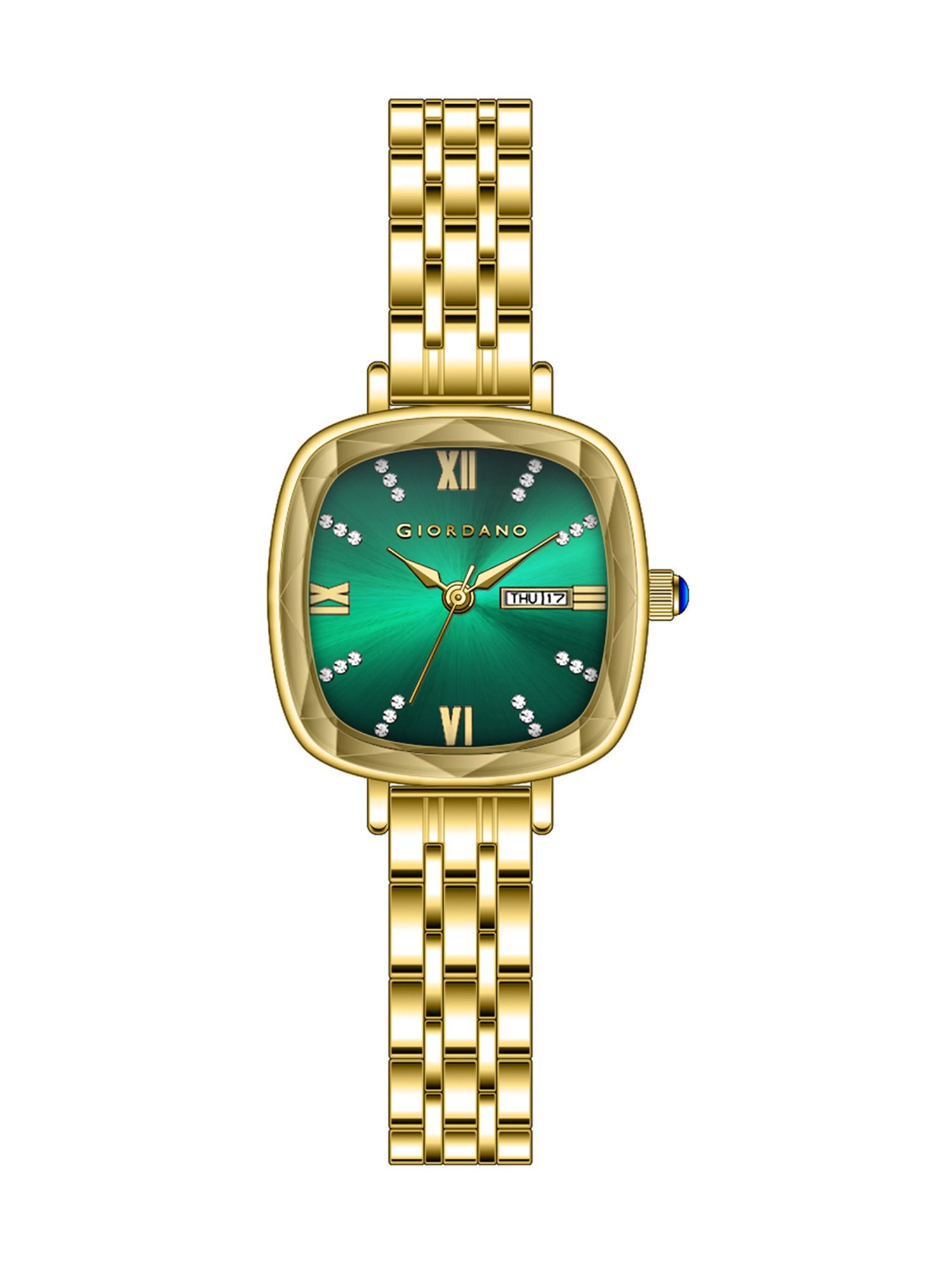 Buy Giordano GZ-60097-88 Elegant Square Analog Watch For Women at