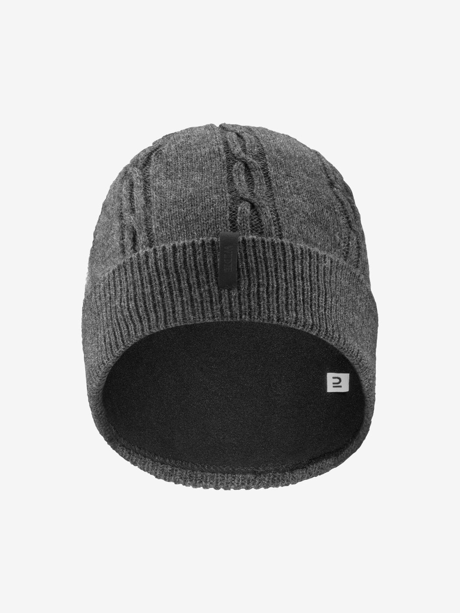 Buy Wedze by Decathlon Adults Wool Beanie Hat Torsade 900 (Grey