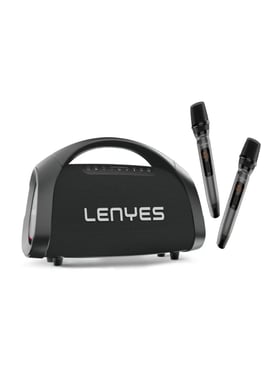 Lenyes S873 400W Bluetooth Party Speaker with Dual Wireless Uhf