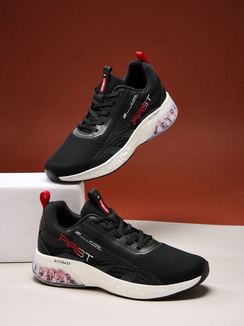 Campus Men's First Black Running Shoes-picture-38