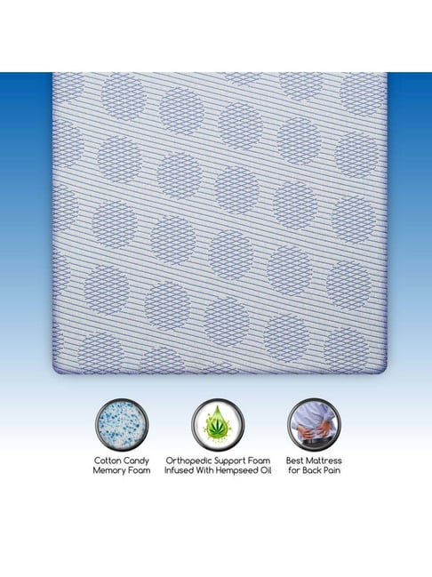 Buy Durfi Hempseed Oil Memory Foam Inch Double Mattress (72x42x5