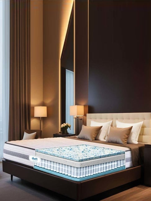 Buy Durfi Memory Foam 6-Inch Double Pocket Spring Mattress