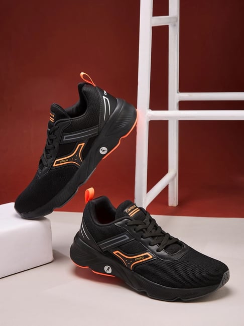 Buy Campus Men's Hurricane Black Running Shoes for Men at Best