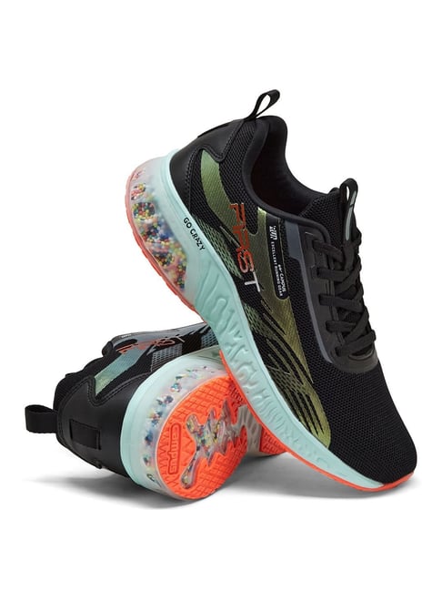 Campus Men's First Black Running Shoes