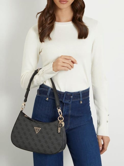 Buy Guess Coal NOELLE Medium Shoulder Bag for Women Online Tata