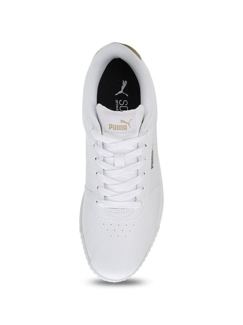 Puma Women's Carina Slim Perf White Sneakers