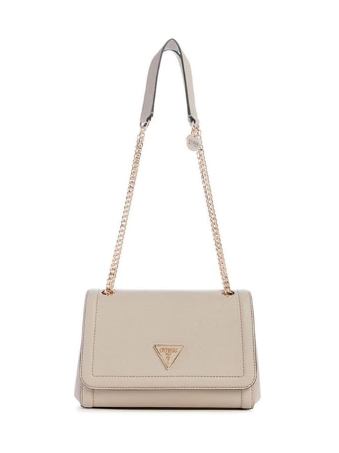 GUESS Taupe NOELLE Medium Cross Body Bag