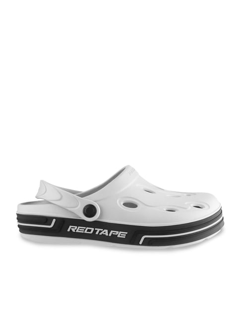 Red Tape Men's White Back Strap Clogs-picture-37