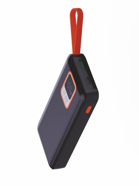 Portronics Ampbox 10000 mAh Power Bank with Fast Charging Digital  Display (Black)