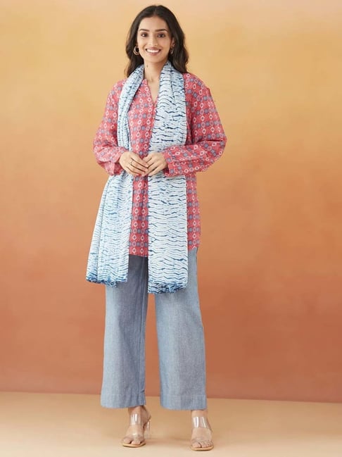 Indigo Silk Stole-image-46