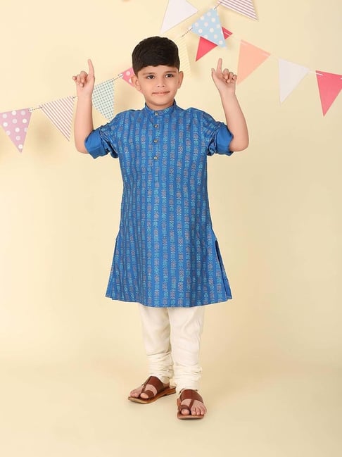 Fabindia Boys Navy Kurta-picture-13